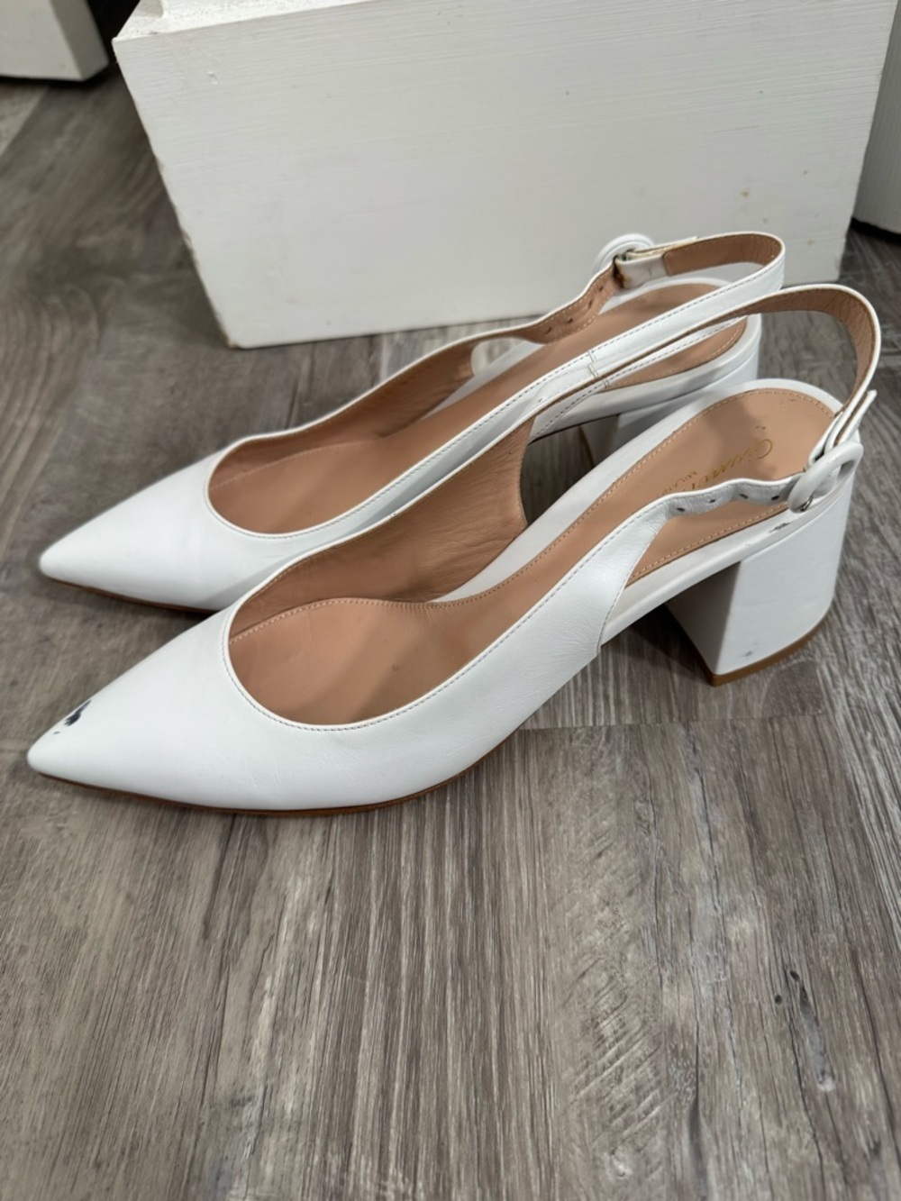 Gianvito Rossi Leather Slingback Pumps